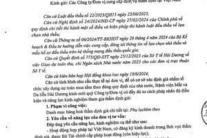 THƯ MỜI THẨM ĐỊNH GIÁ HOÁ CHẤT, VẬT TƯ XÉT NGHIỆM, SIÊU ÂM VÀ CÁC LOẠI VẬT TƯ Y TẾ PHỤC VỤ CÔNG TÁC CHUYÊN MÔN