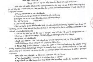 THƯ MỜI CHÀO GIÁ CUNG CẤP DỊCH VỤ THUÊ PHẦN MỀM QUẢN LÝ BỆNH VIỆN ĐỂ PHỤC VỤ CÔNG TÁC CHUYÊN MÔN