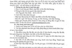 THƯ MỜI BÁO GIÁ IN BIỂU MẪU, GIẤY TỜ PHỤC VỤ CHUYÊN MÔN