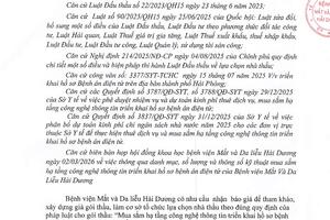 THƯ MỜI BÁO GIÁ MUA SẮM HẠ TẦNG CÔNG NGHỆ THÔNG TIN TRIỂN KHAI HỒ SƠ BỆNH ÁN ĐIỆN TỬ CỦA BỆNH VIỆN MẮT VÀ DA LIỄU HẢI DƯƠNG